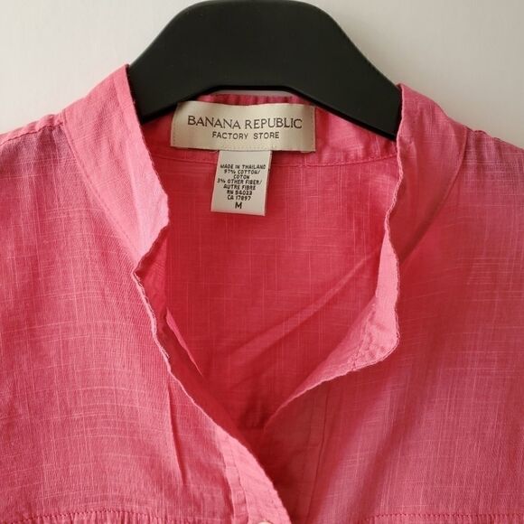 Women's Banana Republic button down shirt M - Picture 3 of 4